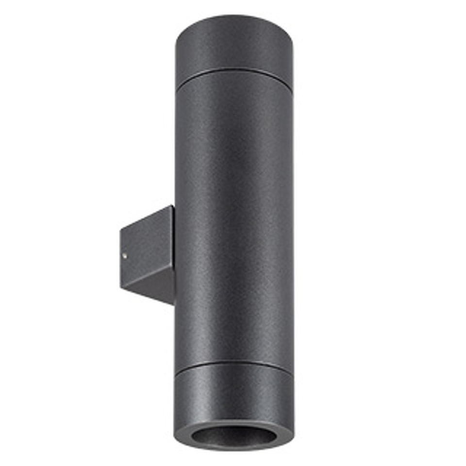Фото №1  Arlight Светильник LGD-RAY-WALL-TWIN-R65-2x12W Warm3000 (GR, 6 deg, 230V) ( IP65 Металл, 3 года)