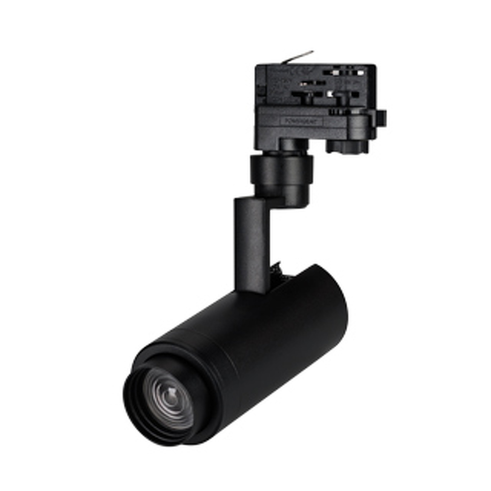 Фото №1  Arlight Светильник LGD-ZEUS-TRUECOLOR-4TR-R67-10W Warm3000 CRI98 (BK, 20-60 deg, 230V) ( IP20 Металл, 5 лет)