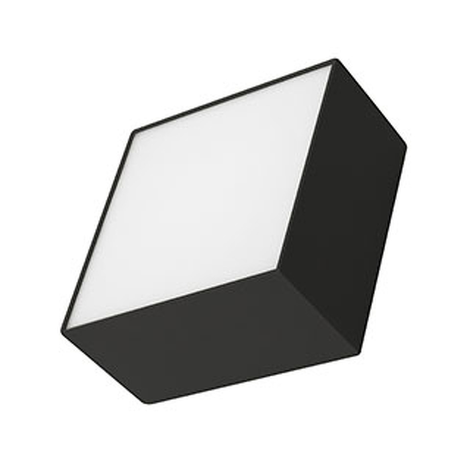 Фото №1  Arlight Светильник SP-QUADRO-S120x120-13W Day4000 (BK, 120 deg, 230V) ( IP40 Металл, 3 года)