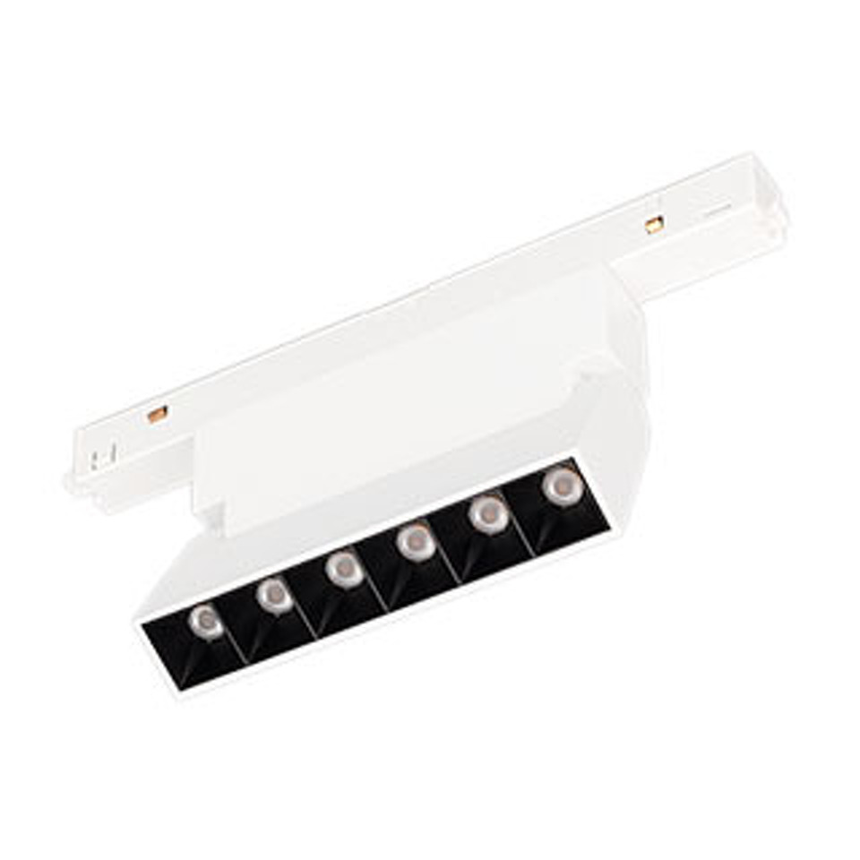 Фото №1  Arlight Светильник MAG-ORIENT-LASER-FOLD-S195-6W Warm3000 (WH, 30 deg, 48V) ( IP20 Металл, 5 лет)