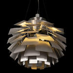 Превью фото №4  Подвесной светильник 10156/800 Silver Подвесной светильник LOFT IT Artichoke