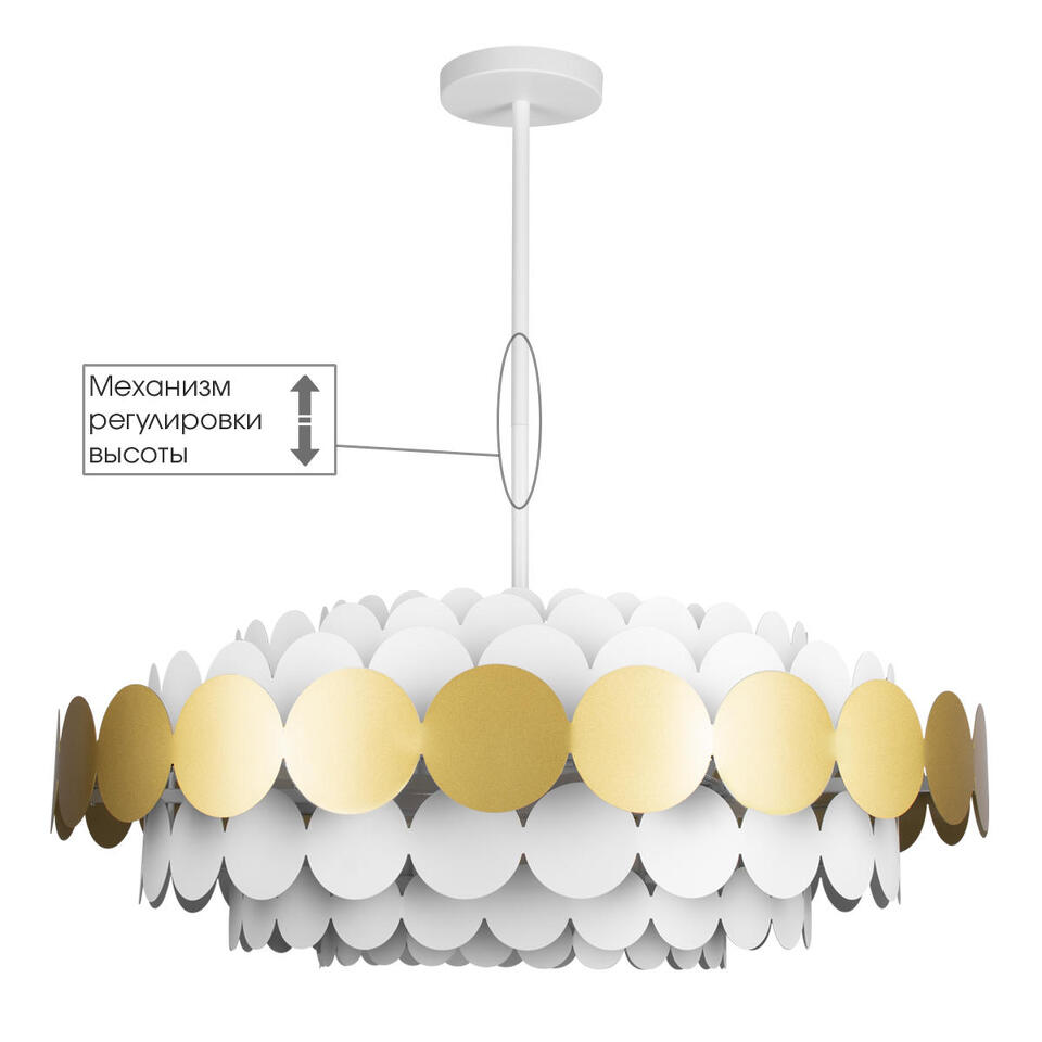 Фото №10  Подвесной светильник 10310/M Gold Светильник на штанге LOFT IT Juicy