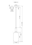 Превью фото №8  Подвесной светильник Подвесной светильник Moderli V2890-1P Martin
