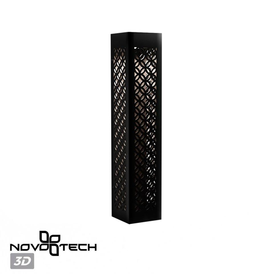 Фото №9  NOVOTECH 359287 STREET NT24 000 черный Светильник ландшафтный настенный IP20 LED 10W 4000K 100-277V NETZ