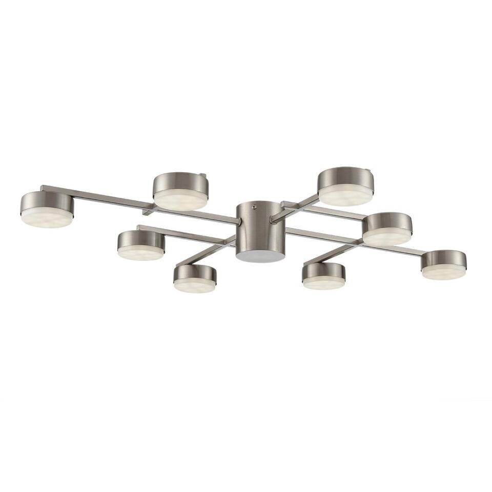 Фото №7  Люстра LUMION 8115/8C COMFI LN26 248 никель, металл Люстра потолочная LED GX53 8*7W 220V DABRA