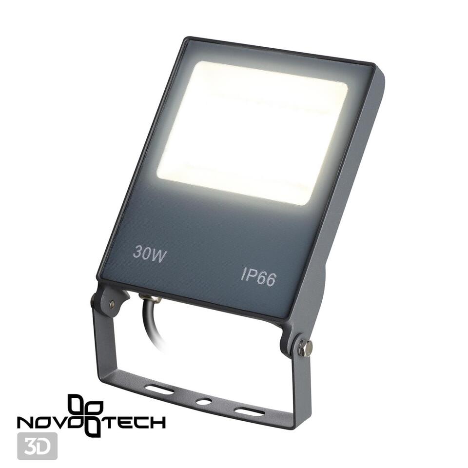 Фото №3  NOVOTECH 358578 STREET NT21 764 темно-серый Ландшафтный светильник (прожектор) IP66 LED 30W 4000K 100-300V ARMIN