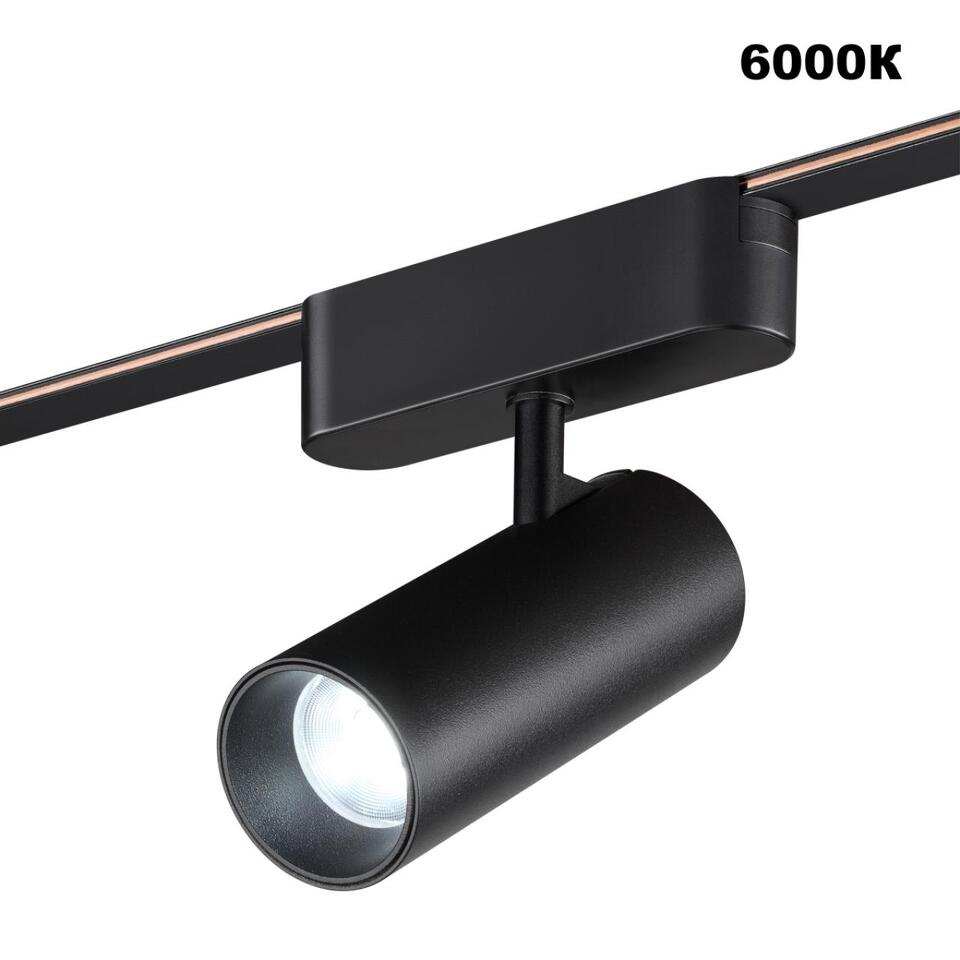 Фото №8  NOVOTECH 359470 SHINO NT24 103 черный Трековый смарт-светильник для низковольтного шинопровода с двумя режимами работы IP20 LED 12W 24V 3000-6000K EASY