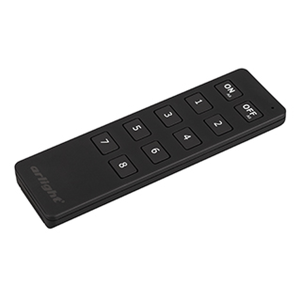 Фото №1  Arlight Пульт SMART-R8-DIM (8 зон, 2.4G) ( IP20 Пластик, 5 лет)