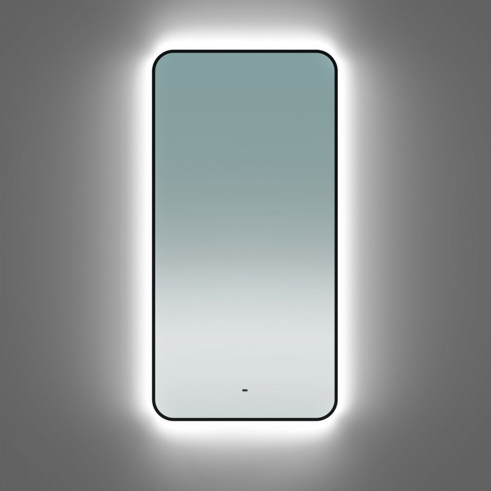 Фото №15  Teymi Зеркало Solli Black Soft Line 60x120, LED подсветка, сенсор на взмах T20235S