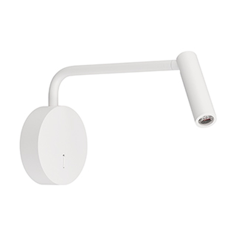 Фото №1  Arlight Светильник SP-VERDI-LONG-WALL-3W Warm3000 (WH, 20 deg, 230V) ( IP20 Металл, 3 года)
