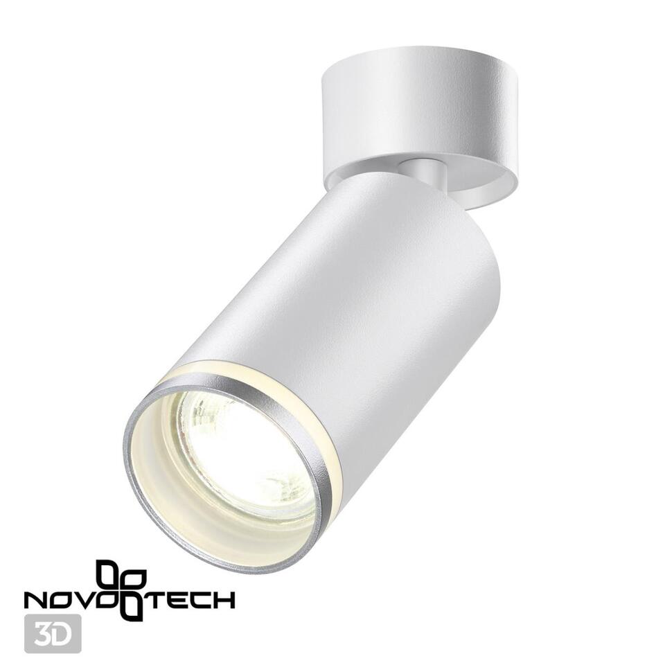Фото №3  NOVOTECH 370884 OVER NT22 419 белый Светильник накладной IP20 GU10 9W 220V ULAR