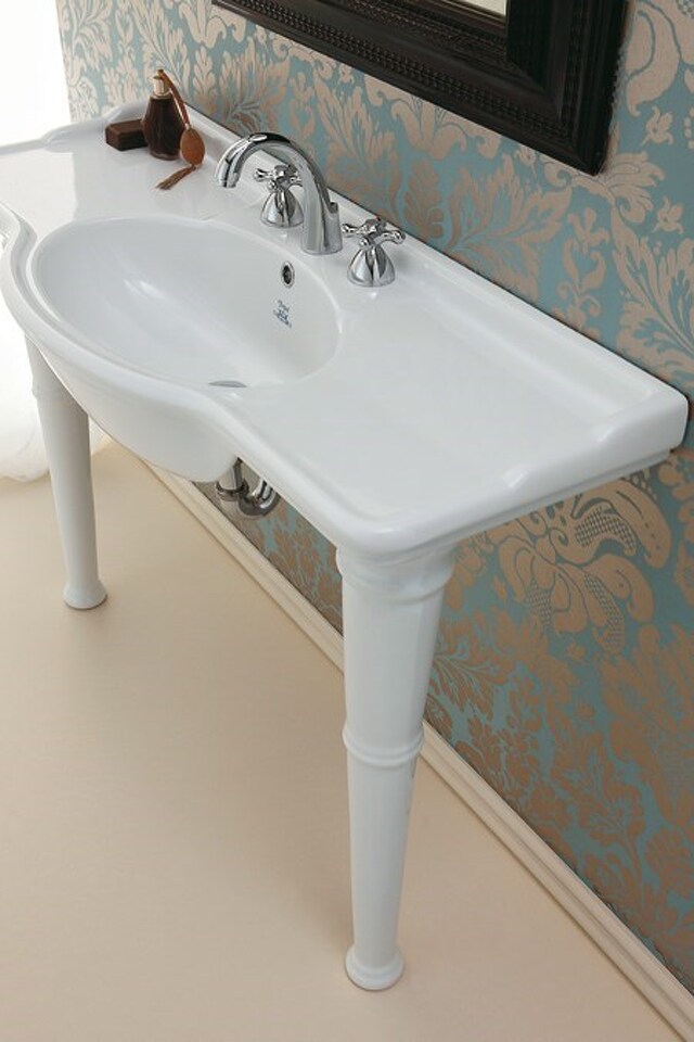 Фото №4  Раковина 40127 Althea Royal раковина 105x45  Белый глянец