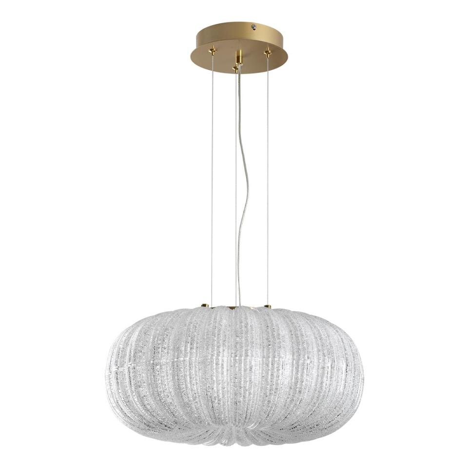 Фото №13  SONEX 7720/36L PIKO LED SN 572 Светильник металл/стекло/прозрачный/золотой LED 36Вт 3000-6500K D400 IP20 пульт ДУ ANGELO