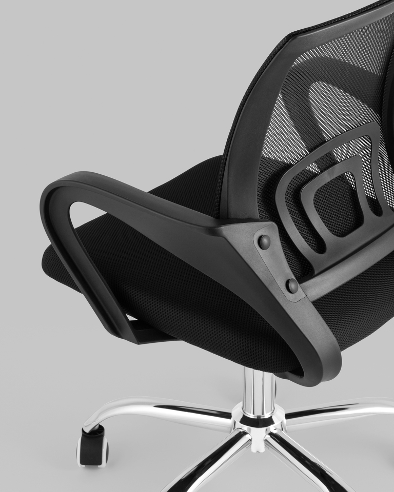Фото №10  Кресло Кресло офисное TopChairs Simple New черный