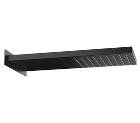 Фото Верхний душ настенный 50x20 см Remer 350SSCANOX, черный матовый