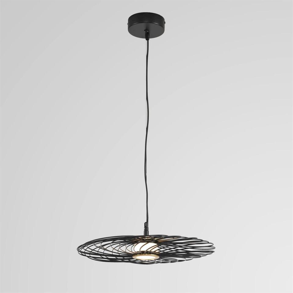 Фото №7  Подвесной светильник LUMION 8379/9L LEDIO LN26 299 черный, металл/акрил Подвес LED 9W 3000K 220V CAMOMILE