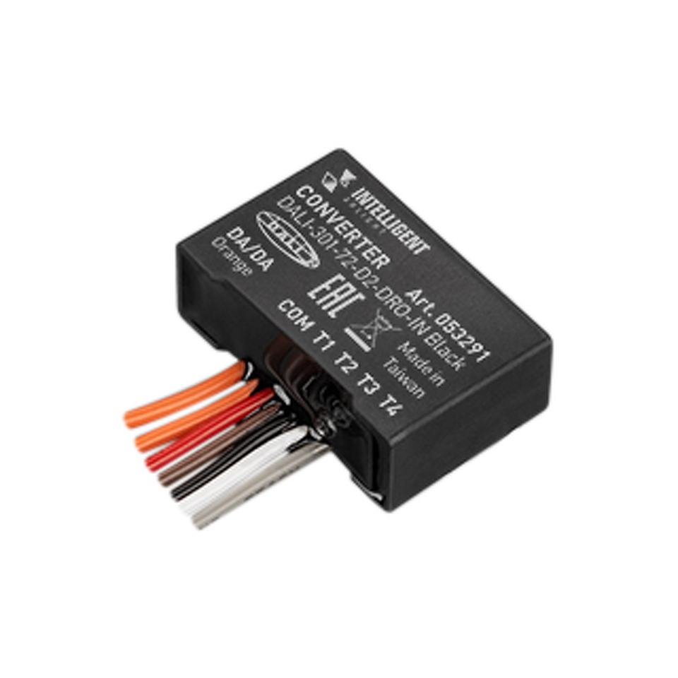 Фото №1  IARL INTELLIGENT ARLIGHT Конвертер DALI-301-72-D2-DRO-IN Black (BUS) ( Пластик)
