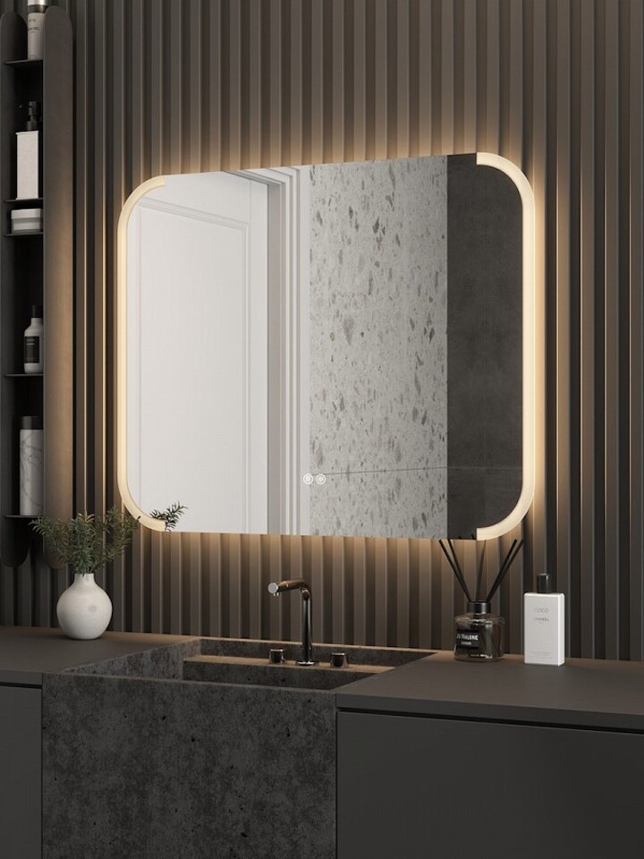 Фото №32  Teymi Зеркало Solli Luxor 800х650, LED подсветка, сенсор, антипар T20402
