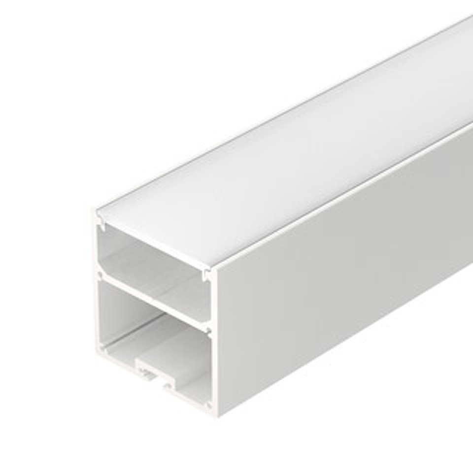 Фото №1  Arlight Профиль с экраном SL-LINE-5050-2500 WHITE+OPAL ( Алюминий)