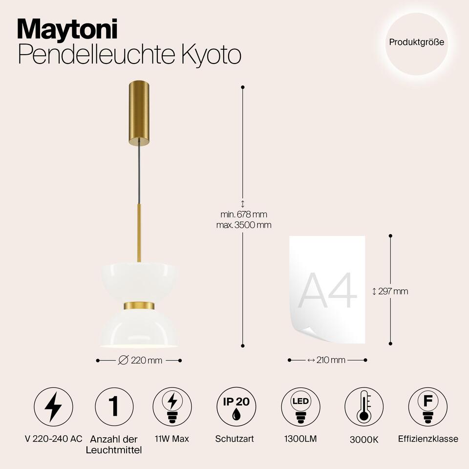 Фото №12  Подвесной светильник Подвесной светильник Maytoni MOD178PL-L11G3K