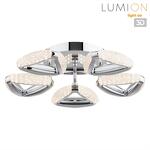 Превью фото №1  Люстра LUMION 8239/5CL LEDIO LN25 000 хром, металл/пластик Люстра потолочная с ПДУ LED 65W 3000-6000K 220V RUANA