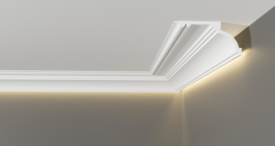Фото №7  Карниз Decor-dizayn DD517/Карниз (120х60х2000мм)/10, шт