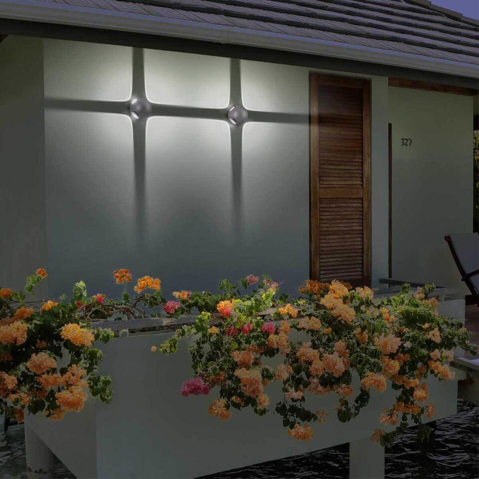 Фото №5  NOVOTECH 358464 STREET NT20 738 темно-серый  Ландшафтный настенный св-ник IP54 LED 4000K 12W 85-265V  CALLE