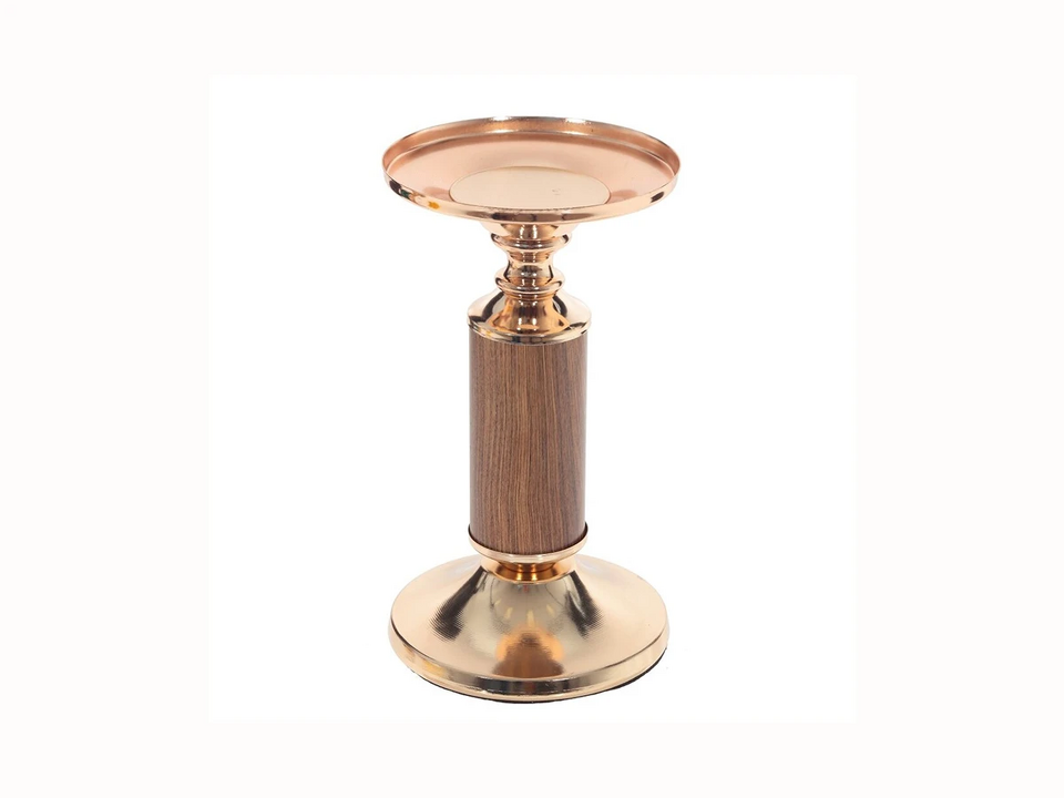 Фото №1  OGOGOHOME Подсвечник Wood&Gold