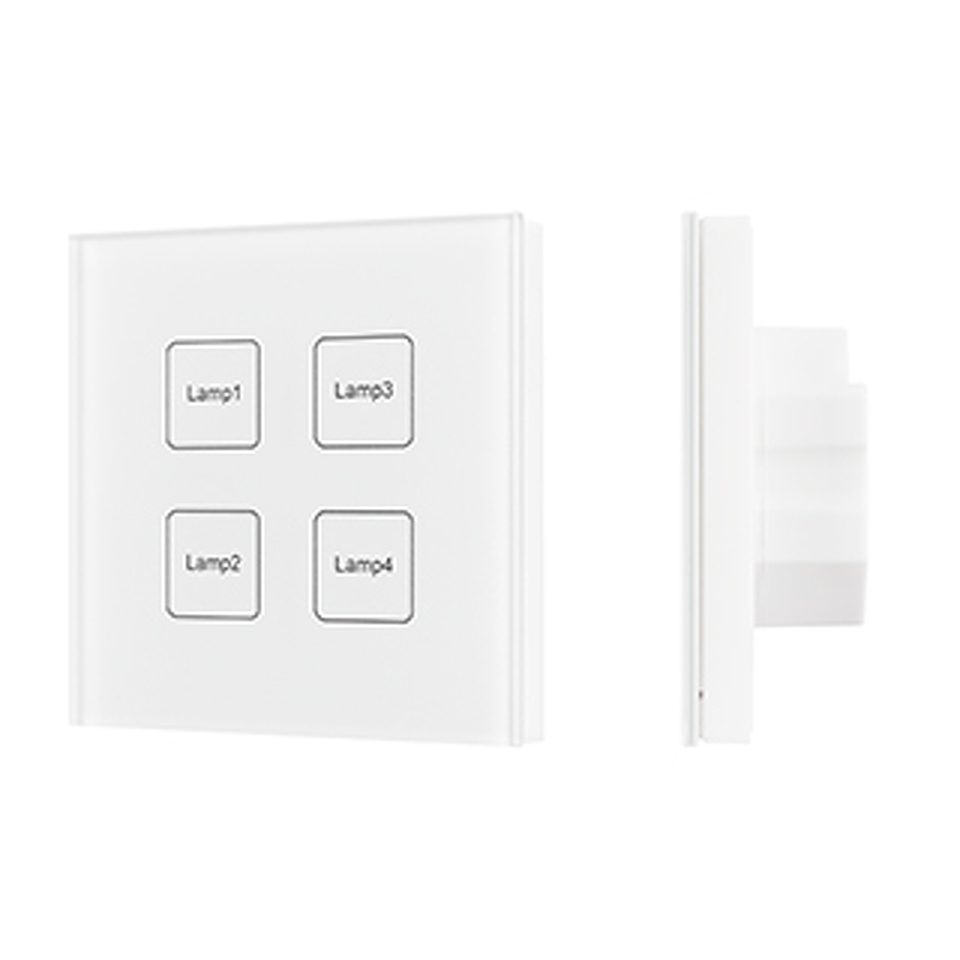 Фото №1  IARL INTELLIGENT ARLIGHT Сенсорная панель DALI-901-11-ADDR-DIM-DT6-IN White (BUS) ( IP20 Пластик, 3 года)