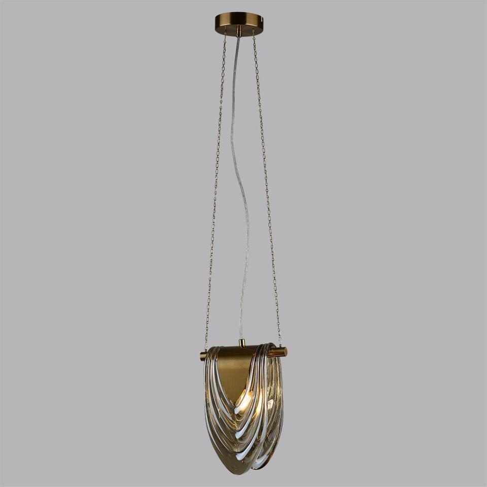 Фото №3  Подвесной светильник LUMION 6515/1 NEOCLASSI LN23 000 латунь Подвес E14 1*40W 220V OCHRE