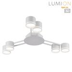 Превью фото №1  Люстра LUMION 8235/6C COMFI LN26 242 белый, металл Люстра потолочная LED GX53 6*12W 220V GARETA
