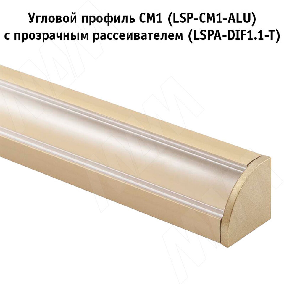 Фото №5  PULSE Заглушка торцевая для СМ1/CM2, золото матовое (LSPA-CAP-CM1/2-GL)