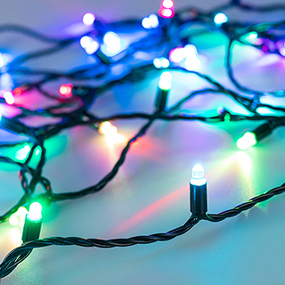 Фото Ardecoled Светодиодная гирлянда ARD-STRING-CLASSIC-6000-BLACK-40LED-LIVE RGB-SPI (12V, 26W) ( IP65, 1 год)