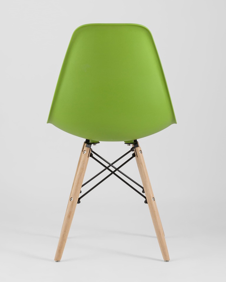 Фото №10  Стул Eames Style DSW зеленый x4 (разборный каркас)