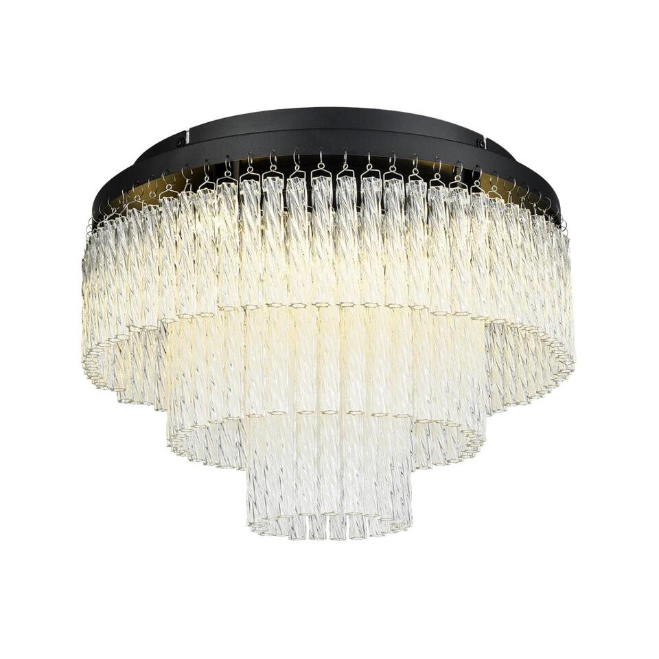 Фото №6  Люстра LUMION 6576/11CR CLASSI LN24 000 черный/прозрачный/металл/стекло Люстра потолочная G9 11*20W 220V SPIRALS