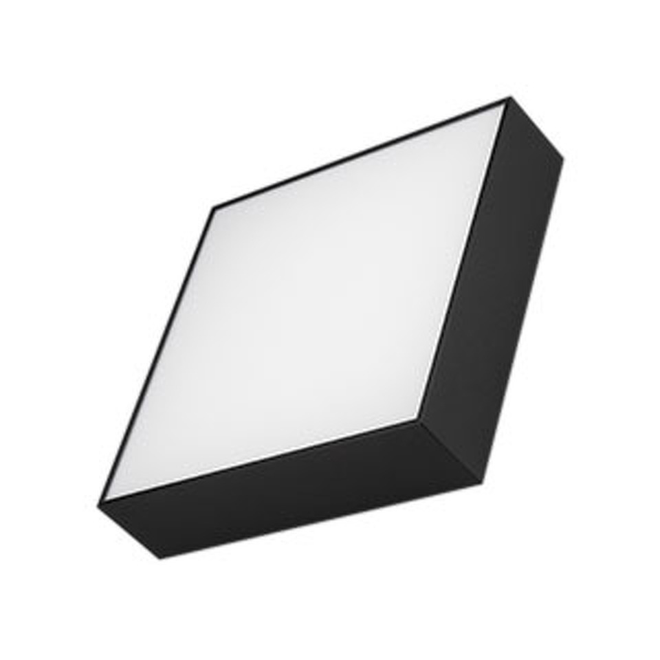 Фото №1  Arlight Светильник SP-QUADRO-S250x250-25W Warm3000 (BK, 120 deg, 230V) ( IP40 Металл, 3 года)