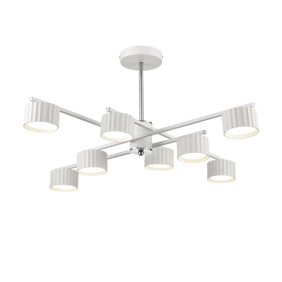 Фото №12  Люстра LUMION 8241/8C COMFI LN26 244 белый/хром, металл Люстра потолочная LED GX53 8*7W 220V KARINA