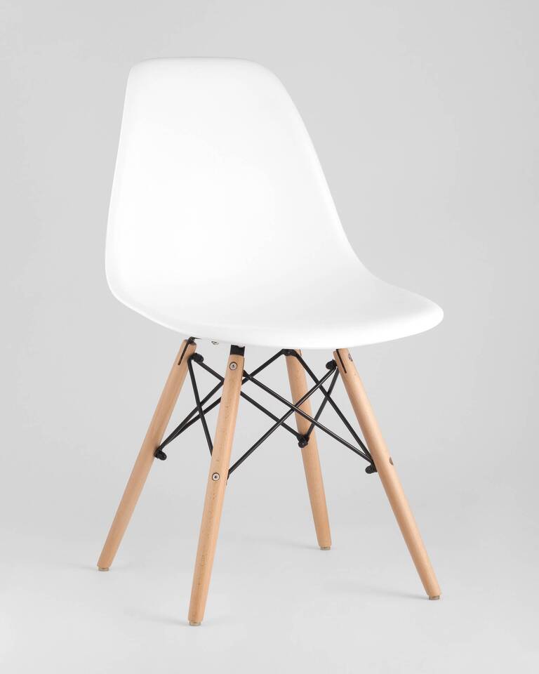 Фото №10  Стул Eames DSW белый