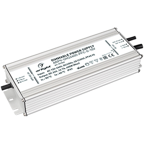 Фото Arlight Блок питания ARPV-UH24400-PFC-0-10V (24V, 16.7A, 400W) ( IP67 Металл, 7 лет)
