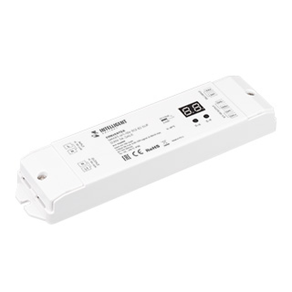Фото №1  IARL INTELLIGENT ARLIGHT Конвертер SMART-0/1-10V-302-82-SUF (230V, 5A, DALI) ( IP20 Пластик, 5 лет)