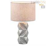 Превью фото №1  Настольная лампа LUMION 8136/1T MODERNI LN25 000 серый, керамика/текстиль Настольная лампа Е27 1*60W 220V BEINA