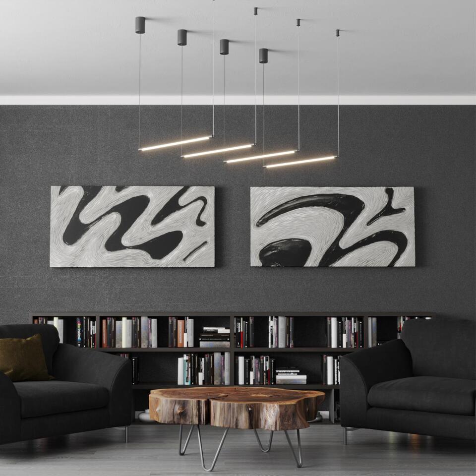 Фото №8  NOVOTECH 359346 KONST NT24 048 черный Светильник линейный светодиодный IP20 LED 12W 170-265V 4000K 960Лм VITZ