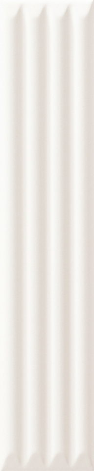 Фото №1  Плитка AVA Керамическая плитка UP WHITE CANNETTATO 5x25