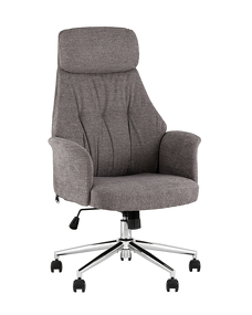 Фото Кресло офисное TopChairs Neoma темно-серый ткань