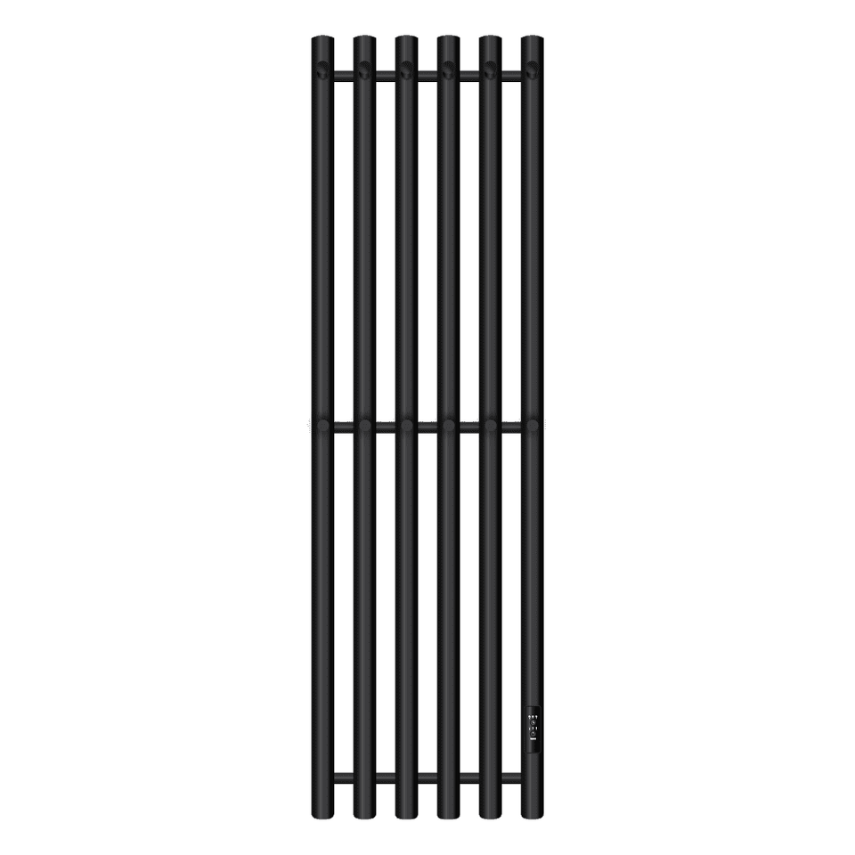Фото №1  Полотенцесушитель Полотенцесушитель электрический Primoclima Sol R E Black 120*30 6
