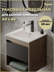 Превью фото №1  Раковина Teymi Раковина для ванной мебельная на тумбу Ritta 50 белая T51000