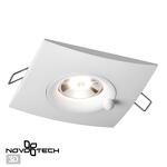 Превью фото №1  NOVOTECH 370793 SPOT NT21 530 белый Светильник встраиваемый влагозащищенный IP44 GU10 50W 220V WATER