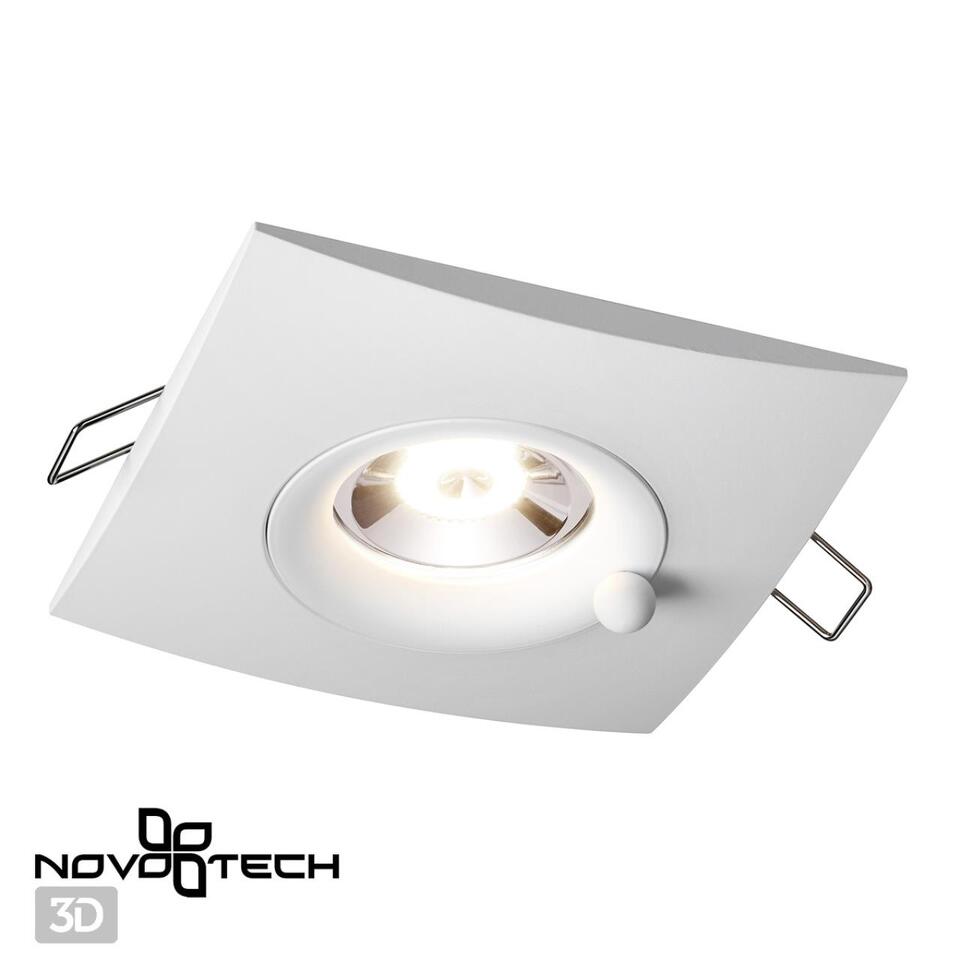 Фото №2  NOVOTECH 370793 SPOT NT21 530 белый Светильник встраиваемый влагозащищенный IP44 GU10 50W 220V WATER