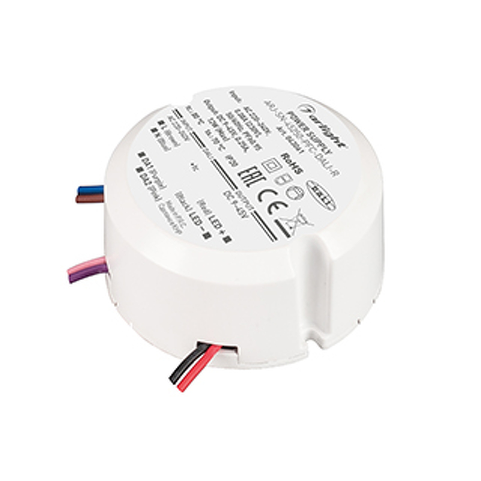 Фото №1  Arlight Блок питания ARJ-SN-45250-PFC-DALI-R (12W, 9-45V, 0.25A) ( IP20 Пластик, 3 года)