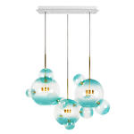 Превью фото №1  Подвесной светильник 2027-S3 Blue Подвесной светильник LOFT IT Bolle